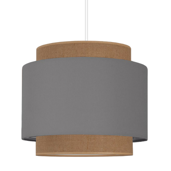 Lampa wisząca do pokoju dziecka w stylu Boho Szara 2xE27