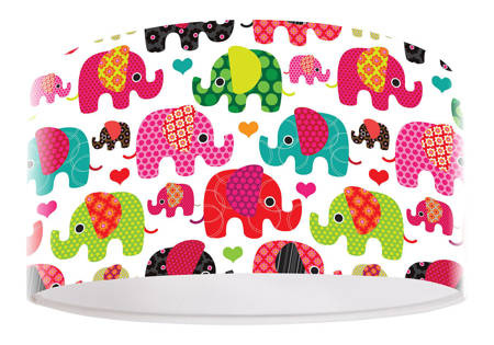 Lampa wisząca do pokoju dziewczynki i chłopca Słoniki 50 cm