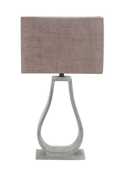 Lampa gabinetowa/stołowa/nocna FEMO 41-79992 podstawa beton/abażur beżowy 1x60W E27