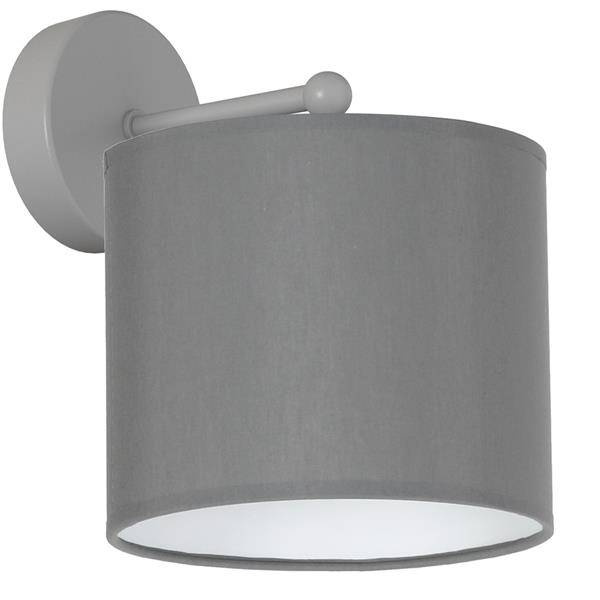 NOWOCZESNY KINKIET BARI GREY 1xE27 MLP4683