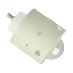 Lampa sufitowa do pokoju dziecka beżowa w serca 3xE27 Loft