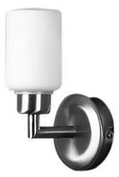 Kinkiet lazienkowy nikiel mat 40W G9 szklany klosz Mirror Candellux 22-89987