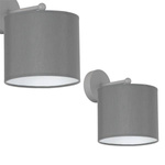 NOWOCZESNY KINKIET BARI GREY 1xE27 MLP4683