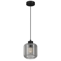 Lampa wisząca SOMBRA SMOKED, MLP8373, czarny/dymiony, 1x60W E27