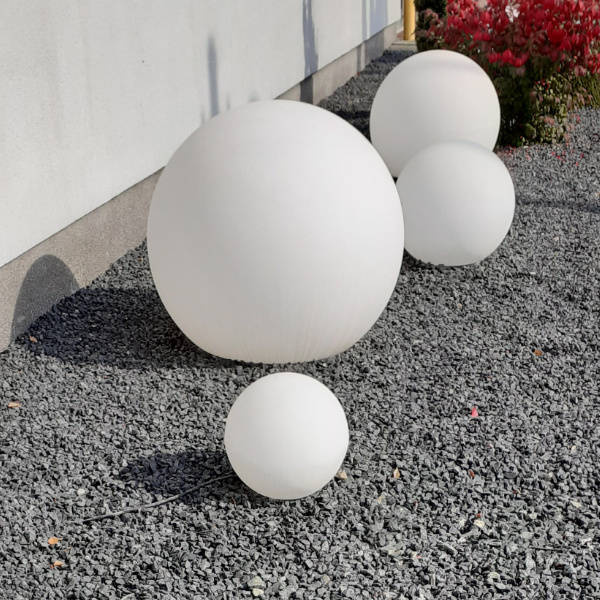 Lampa wisząca kula z pasków LED biały zimny 35W Cansas Candellux 31-43955