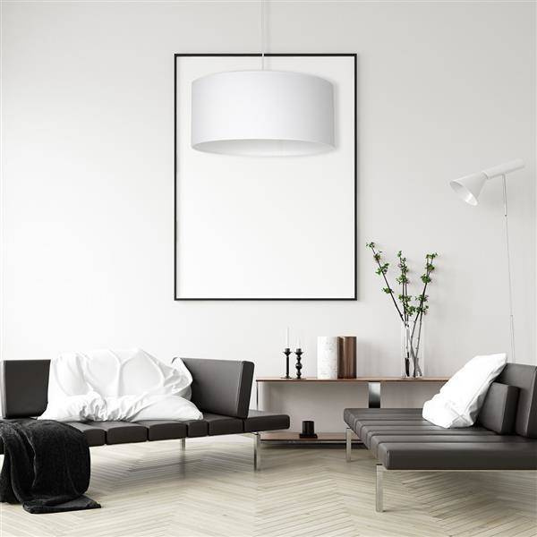 Lampa wisząca CASINO WHITE/CHROME 1xE27 ML6374