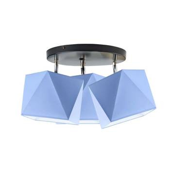 Lampa sufitowa do pokoju dziecięcego niebieska Tęczowy Diamencik