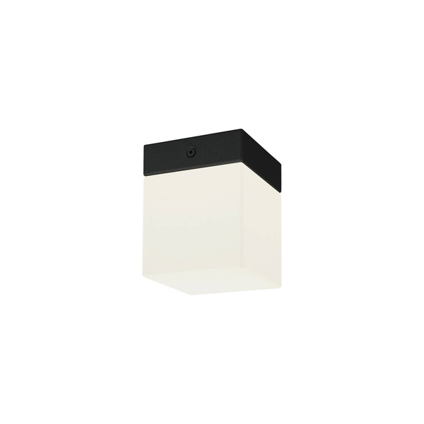 Lampa sufitowa lub kinkiet do łazienki SIS IP44 G9 10cm | czarny