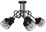 Lampa do pokoju dziecięcego czarna loft Koszyk 5
