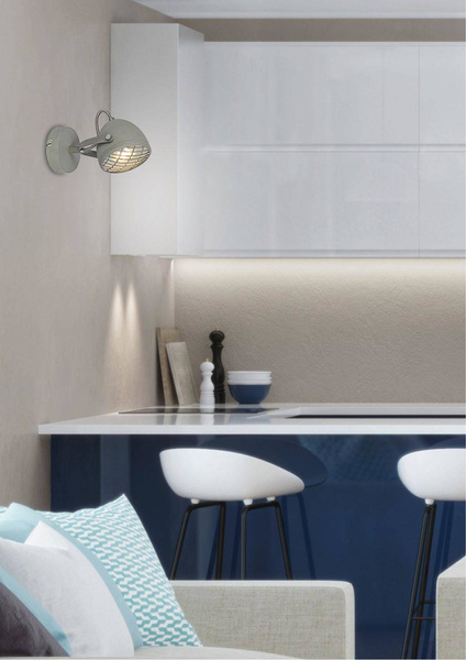Lampa ścienna kinkiet 1X50W GU10 betonowy szary PENT 91-67999
