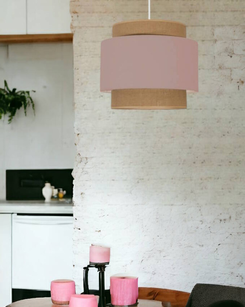 Lampa wisząca do pokoju dziecka w stylu Boho Cappuccino 2xE27