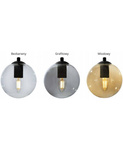 Industrialna lampa typu pająk szklane klosze kolory do wyboru
