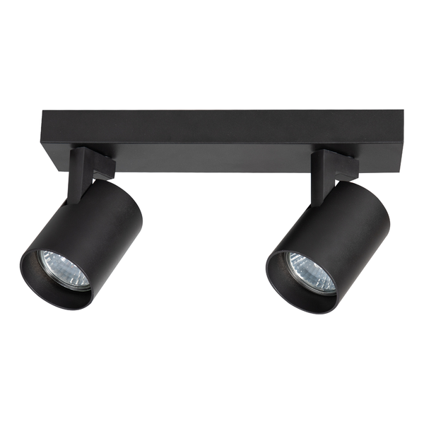 Lampa sufitowa Volf Spot 2xGU10 | Czarny