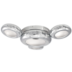 Lampa sufitowa chrom LED SPACE 55cm 