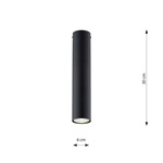 TECNO 1M BLACK oprawa oświetleniowa