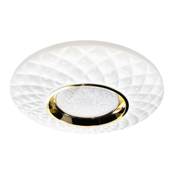 Plafon TOKYO GOLD, ML8125, biały/złoty, 48W LED, Ø500 mm + Pilot