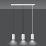 FUMIKO 3 WH/CHROME