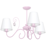 Lampa sufitowa do pokoju dziewczynki różowa SARA PINK 3xE14 MLP1051