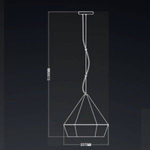 Lampa wisząca DIAMANTE BLACK ED