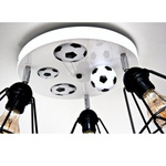 Lampa sufitowa do pokoju chłopca motyw piłkarski Diamond MUNDIAL