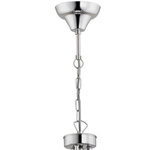 Nowoczesna lampa sufitowa IZYDA III srebrny śr. 55cm