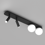 Lampa sufitowa SIRIO, MLP8406, czarny/biały, 4x25W G9