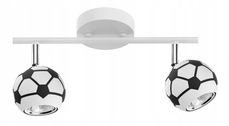 Lampa do pokoju dziecięcego motyw piłki nożnej Mundial 2 GU10