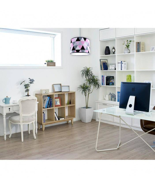 Lampa do pokoju dziecka z kolorowym z abażurem 