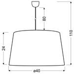 Lampa sufitowa Candellux Tiger 31-94455 E27 