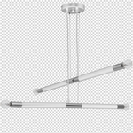 Lampa wisząca BASTONE WHITE / CHROME 4xE14