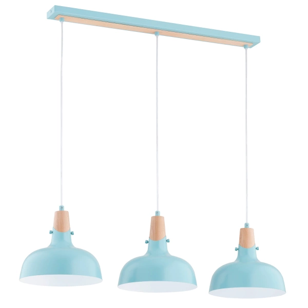 Lampa wisząca ALFA SOLO GEM MIĘTA 3xE27 85cm | 62386