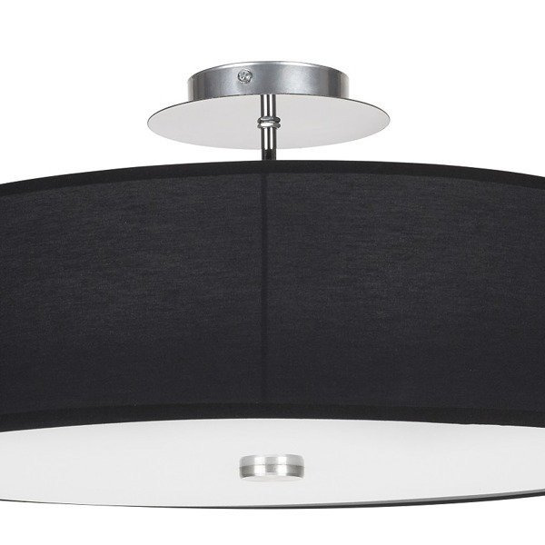 Lampa sufitowa VIVIANE BLACK plafon 50cm