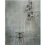 Lampa vintage FIORD V zwis retro 9665