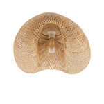 Plafon HAVANA L szer. 80cm E27 | naturalne drewno/biały