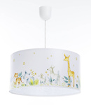 Lampa sufitowa do pokoju dziecka z motywem leśnym Wesołe Safari 40 cm
