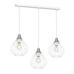 Lampa wisząca listwa KANE WHITE 3xE27 MLP4800
