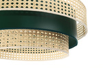 Lampa w stylu Boho Rotang z naturalnego ratanu- średnica 60 cm 