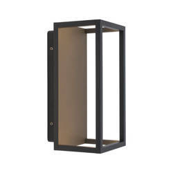 Lampa elewacyjna kinkiet SYMMETRY LED I 7W wys. 25cm | grafitowy