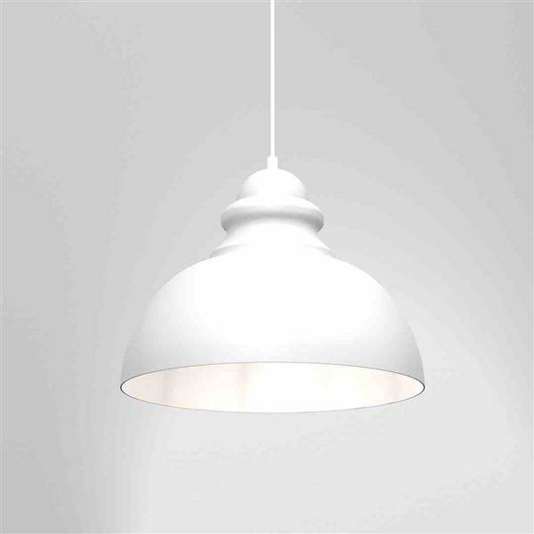 Lampa wisząca CORIN WHITE 1xE27