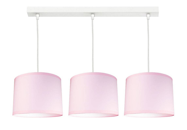 Lampa wisząca do pokoju dziewczynki różowa regulowana Pink 2xE27 Led