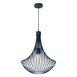 Lampa wisząca CESTA, MLP8673, niebieska, 1x60W E27