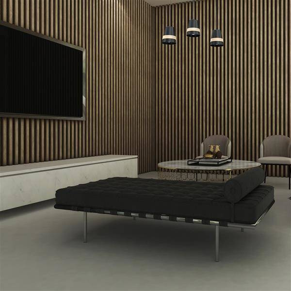 Nowoczesna lampa wisząca listwa VENEZIA BLACK 3xE27 MLP5451