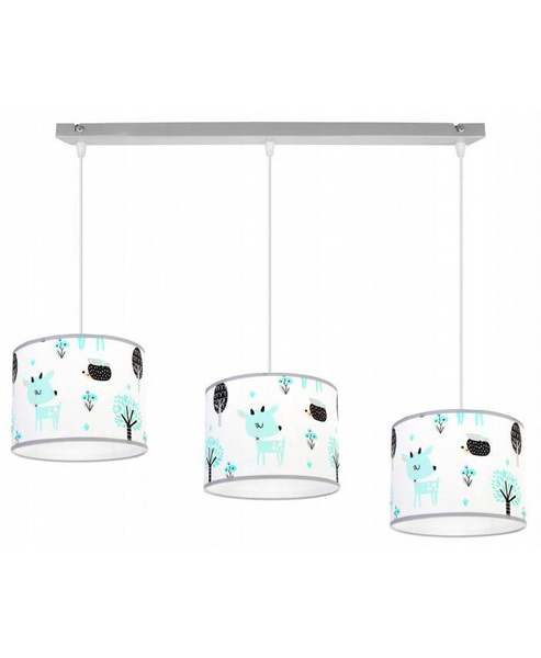 Lampa do pokoju dziecka z abażurem regulowana 