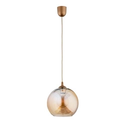 Lampa wisząca ALFA FLESZ 250 ZŁOTA 1xE27 25cm | 61100