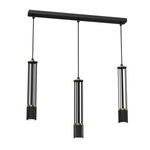 Lampa wisząca ESTILO, MLP8410, czarny/złoty, 3x40W GU10