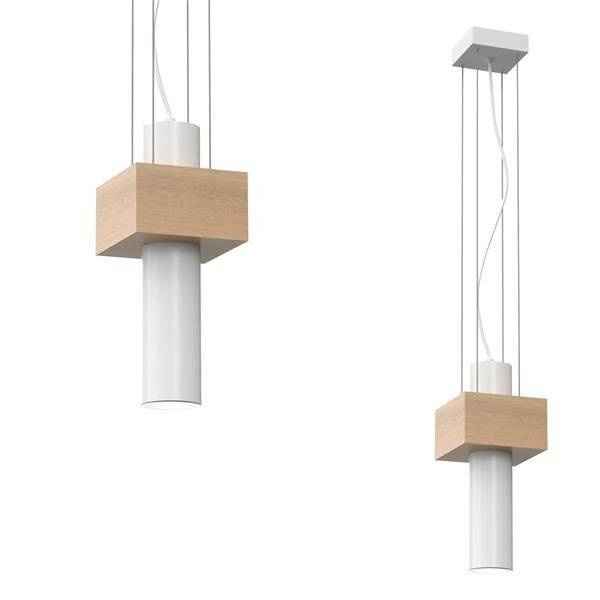 Nowoczesna lampa wisząca WEST WHITE 1xGU10 MLP5500