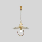 Nowoczesny lampa sufitowa HAK I złoty śr. 48cm