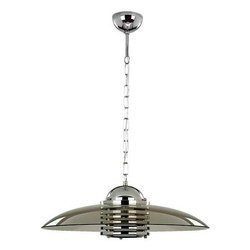 Nowoczesny lampa sufitowa ASTRA I chrom śr. 48cm