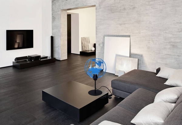 Lampa stołowa dla dziecka kolorowa Zakręcony Globus 1xE27 Led