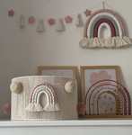 Lampa wisząca do pokoju dziewczynki w stylu Boho Tęcza Pastele 35 cm
